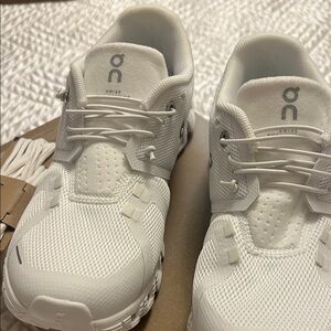 On Running Classic White Athletic Shoes